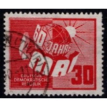 1. maj DDR-frimærke.